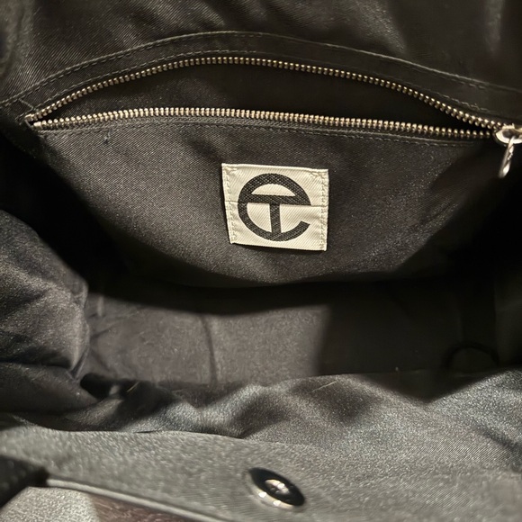 Telfar Classic Black Medium Shopping Tote Bag - Picture 3 of 4